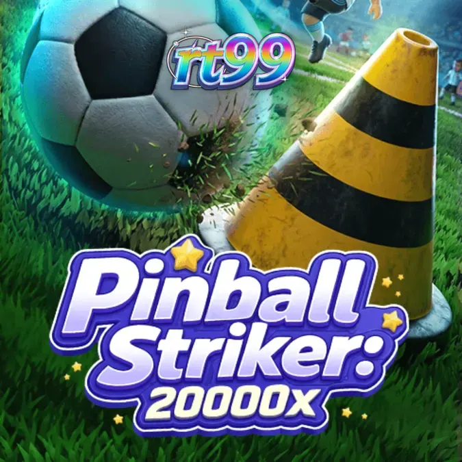 Pinball Striker 20,000x slot dengan tema stadion sepak bola neon